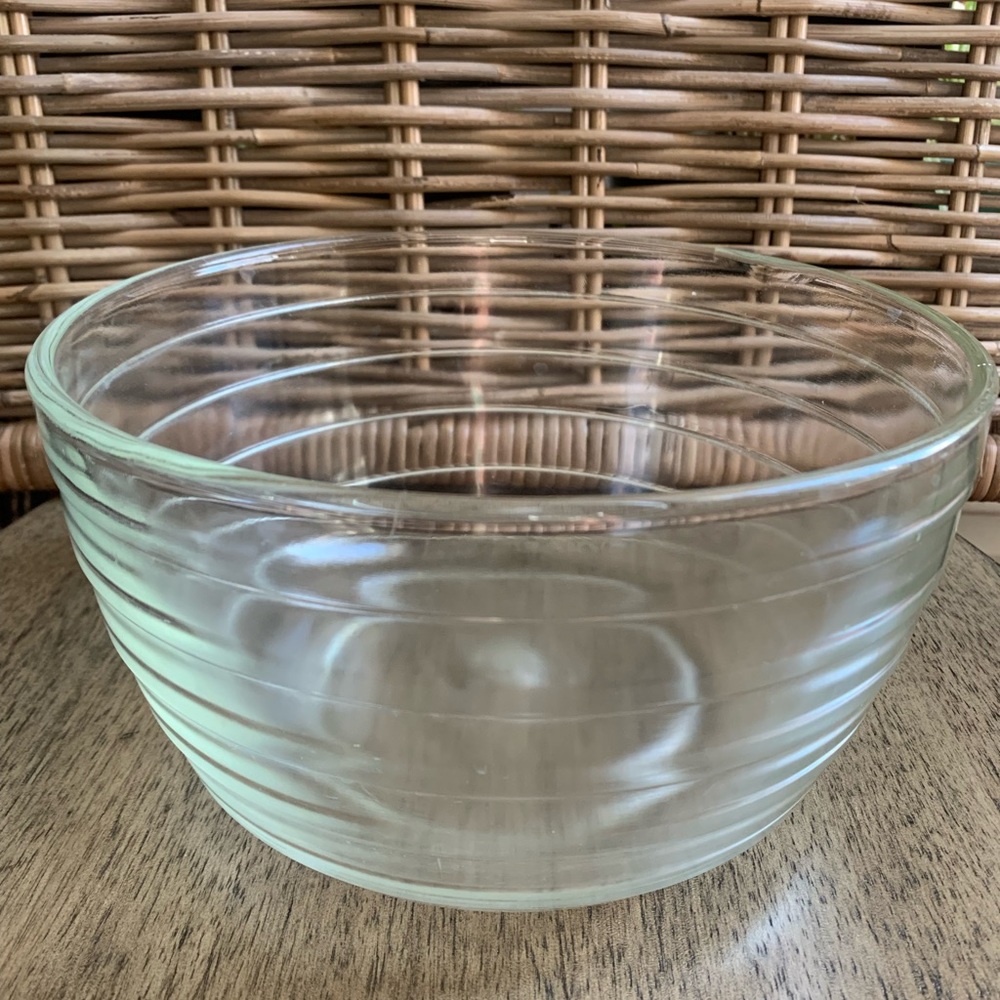 Pyrex Westinghouse Clear Glass Beehive Mixer Bowl🐝